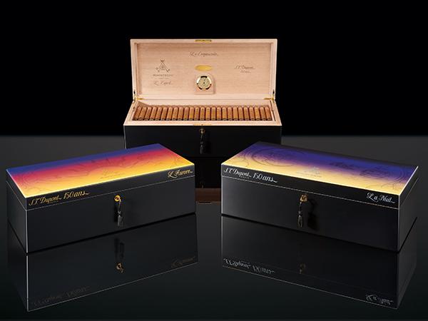 Хьюмидоры Dupont с кубинскими Montecristo L'Esprit