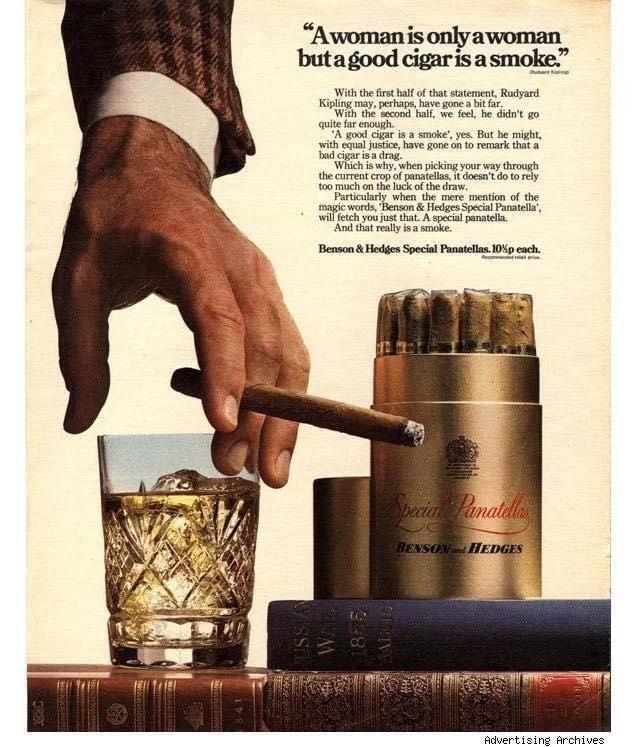 A woman is only a woman, but a good Cigar is a Smoke