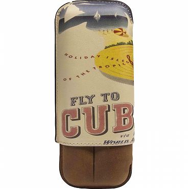 Футляр FLY TO CUBA WHISKEY на 2 сигары
