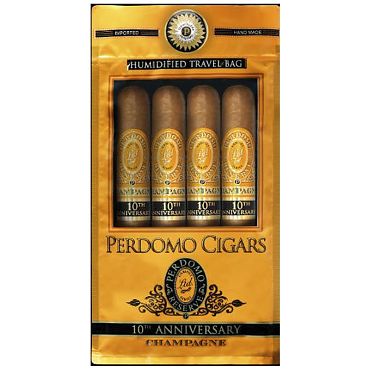 Perdomo Humidified Travel Bags Epicure Champagne
