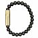 Браслет с пробойником для сигар SOLO Gold ONYX MATT 8 мм