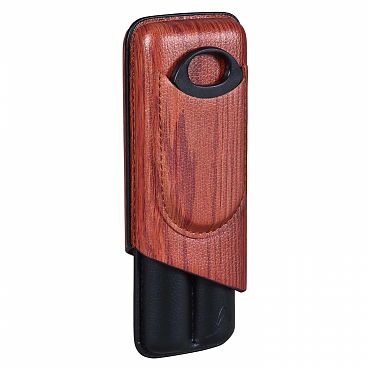 Футляр на 2 сигары Lotus LCCGS622P Wood 62RG