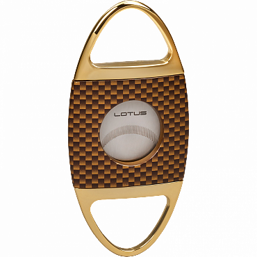 Каттер Lotus Jaws CUT609 V-Cutter Carbon Fiber Serrated Gold & Polished Gold 64 RG