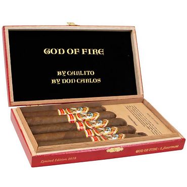 God of Fire by Don Carlos & Carlito Assortiment (5 cigars)