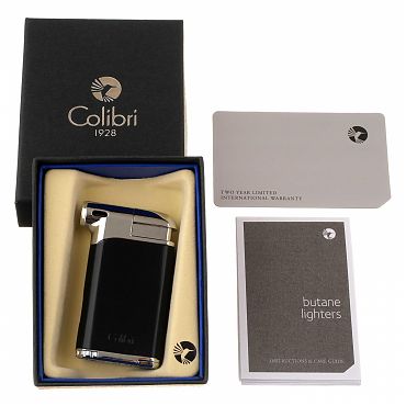 Зажигалка Colibri Pacific матовый черный хром LI400С5