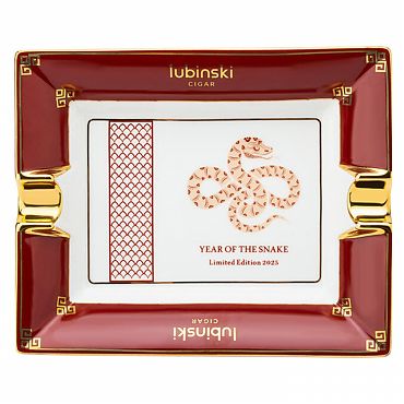 Пепельница керамическая Lubinski YJA-20045 красный