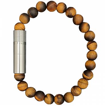 Браслет с пробойником для сигар SOLO STEEL TIGER MATT 8mm