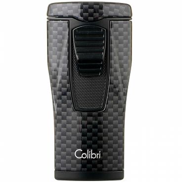 Зажигалка Colibri Monaco чёрный карбон 