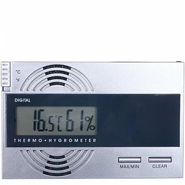 Термо-Гигрометр серебристый 596-502