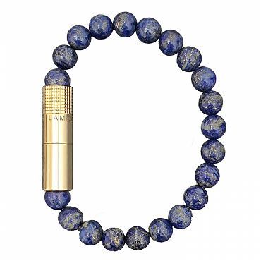 Браслет с пробойником для сигар SOLO GOLD LAPIS LAZULI 8mm