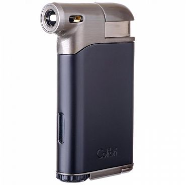 Зажигалка Colibri Pacific черный-оружейная сталь LI400С7