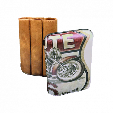Футляр ROUTE 66 WHISKEY на 3 сигары