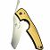 Нож Les Fines Lames Le Petit Anodized Aluminium YELLOW