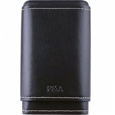 Чехол P&A на 4 сигары Робусто, кожа и кедр S202-Black
