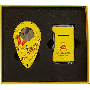 Набор MONTECRISTO гильотина и зажигалка XIKAR