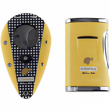 Набор COHIBA гильотина и зажигалка