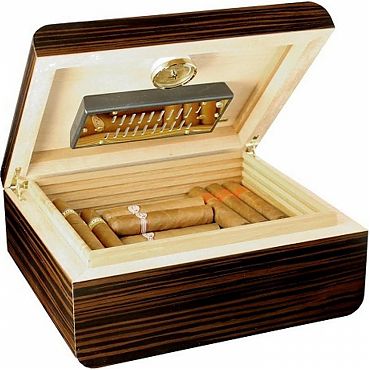 Хьюмидор Adorini Novara M Deluxe, 75 сигар, эбеновый